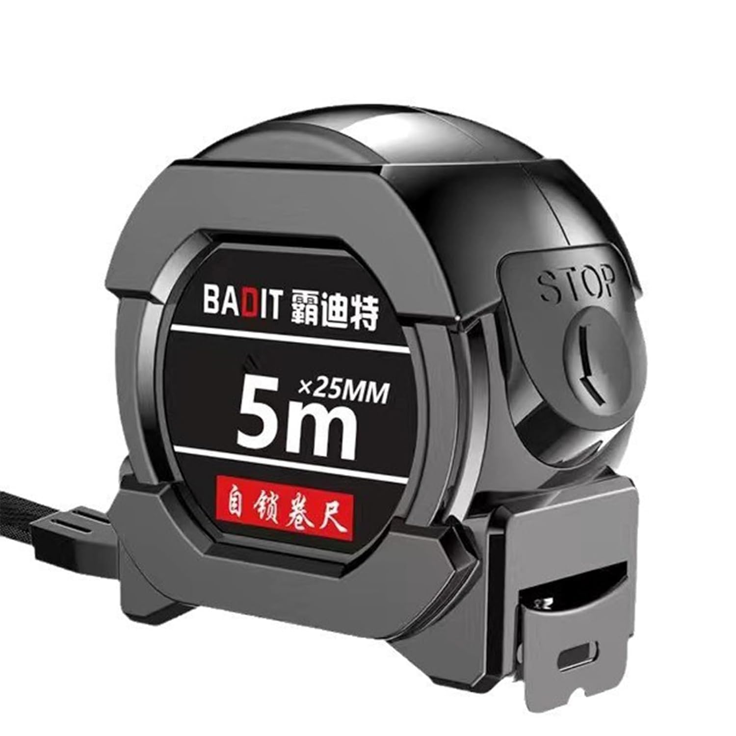 16.5FT Self-Locking Tape Measure, 25mm Width, Fluorescent Compact Measuring Tape for Construction and Home Improvement
