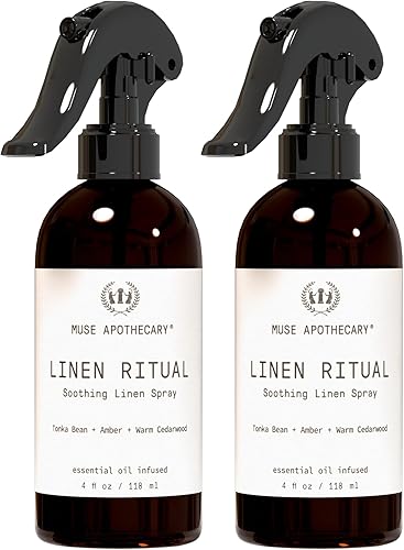 Miniatura 11 de Muse Apothecary Pillow Ritual - Rocío aromático, calmante y relajante para almohada, spray para ropa de cama y telas - Infundido con aceites