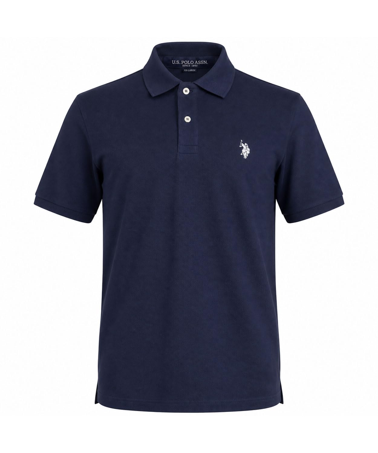U.S. POLO ASSN. Men's Classic Polo Shirt, Classic Navy/White, XXL