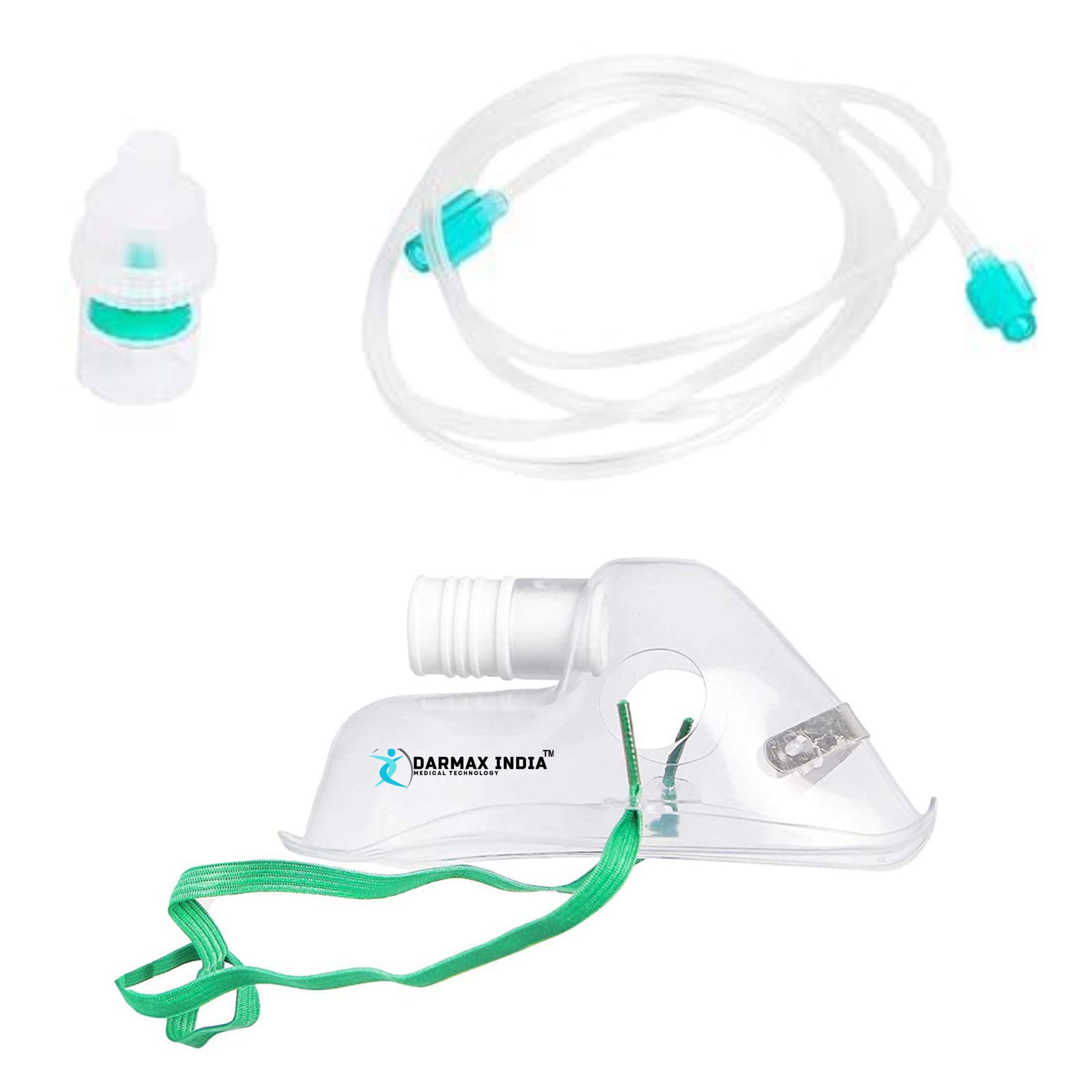 Darmax India Adult Nebulizer Mask Kit with Tube & Chamber – Lightweight Oxygen Mask for Efficient Respiration Therapy | Superfine Particles | Easy to Clean | Ideal for Home & Hospital Use-image-45