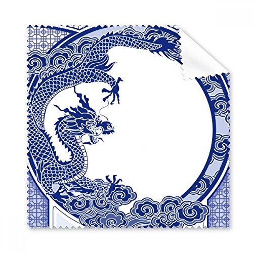 Nettoyage Dragon Bleu lunettes tissu anti-trace pour écran de téléphone