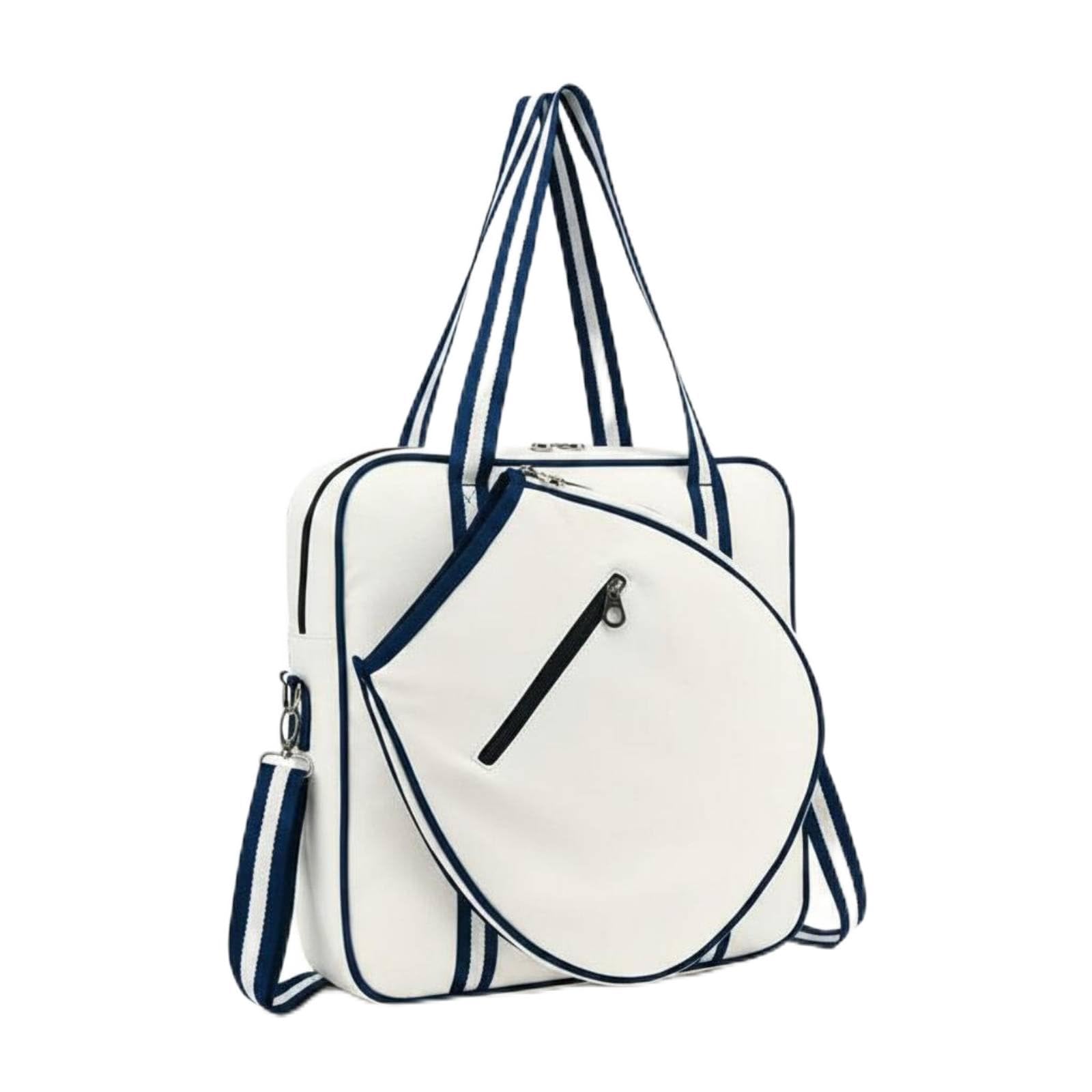 Custodia Racchette Sportive Borsa Tennis Borsa Padel Zaino Badminton Capiente con Alloggiamento Dedicato E Tracolla Regolabile in Oxford Resistente