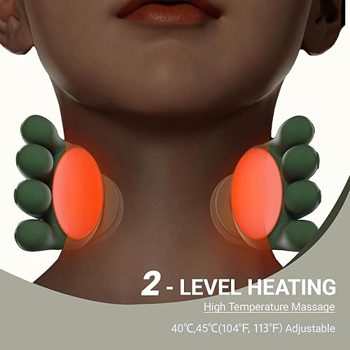 Miniatura 3 de Masajeador de cuello y hombros 2026 para aliviar el dolor de tejido profundo, diseño de mano biónico 4D que simula manos humanas reales, masajeador