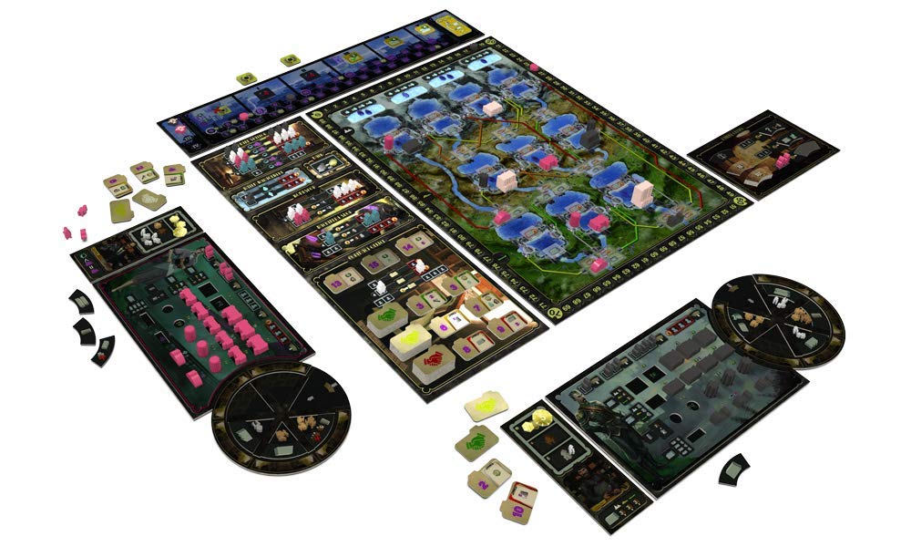 Cranio Creations- Barrage Gioco da Tavolo, Colore Marrone, CC211 & CC218 PYN 100 Sleeves 63,5x88