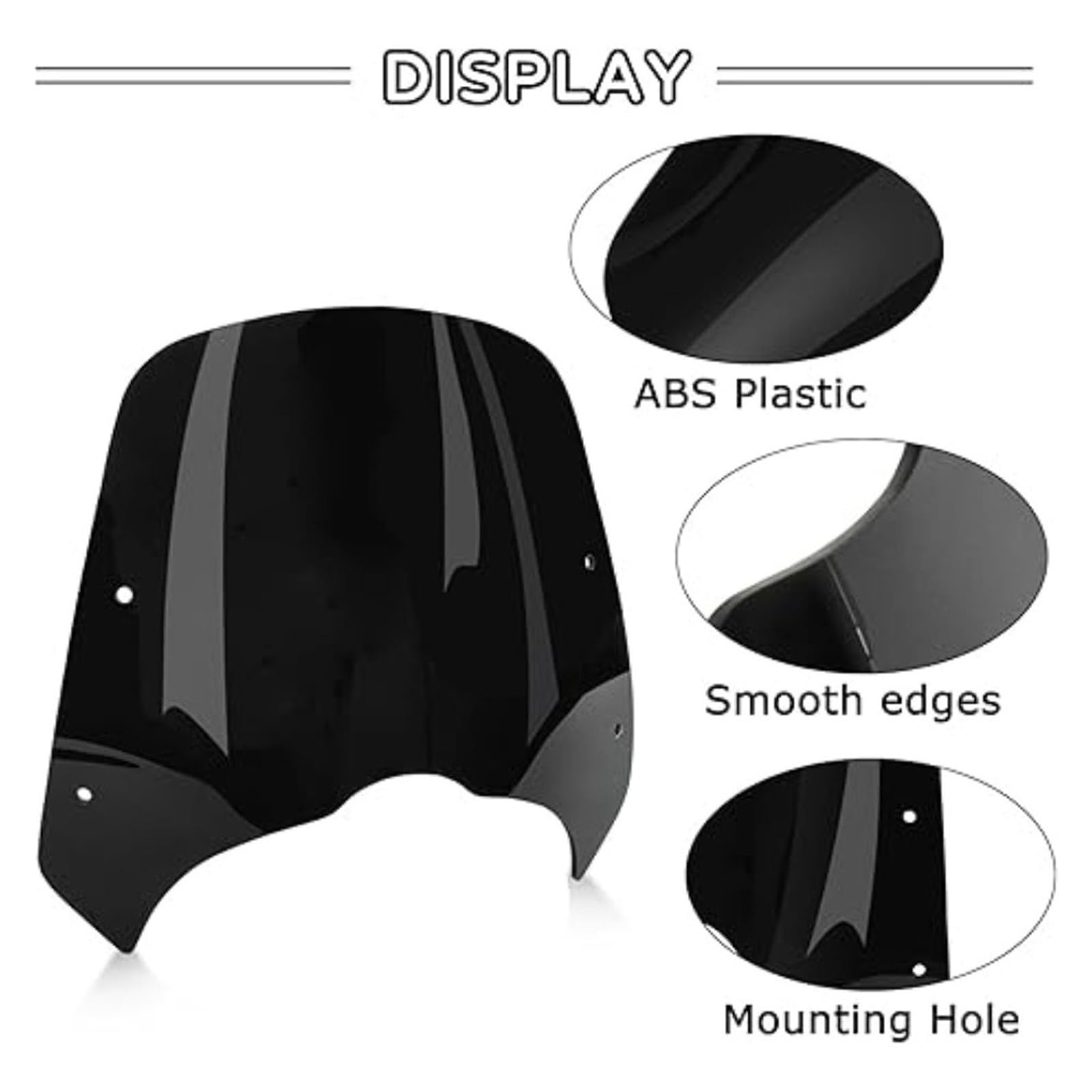 Szyba Przednia Motocykla Pasująca Do Kawasaki Vulcan 650 S650 VN650 EN650 2015-2022 Reflektora Wiatr Osłona przeciwsłoneczna Deflektor