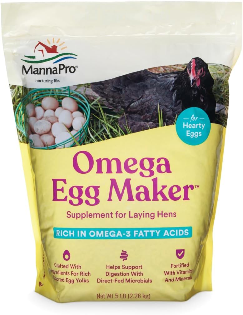 Manna Pro Omega Egg Maker Supplement, 5 Lb by Manna Pro