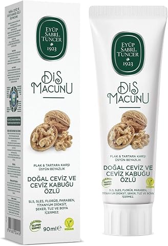 Eyüp Sabri Tuncer Doğal Ceviz Özlü Diş Macunu, Ceviz Aromalı, 90ml