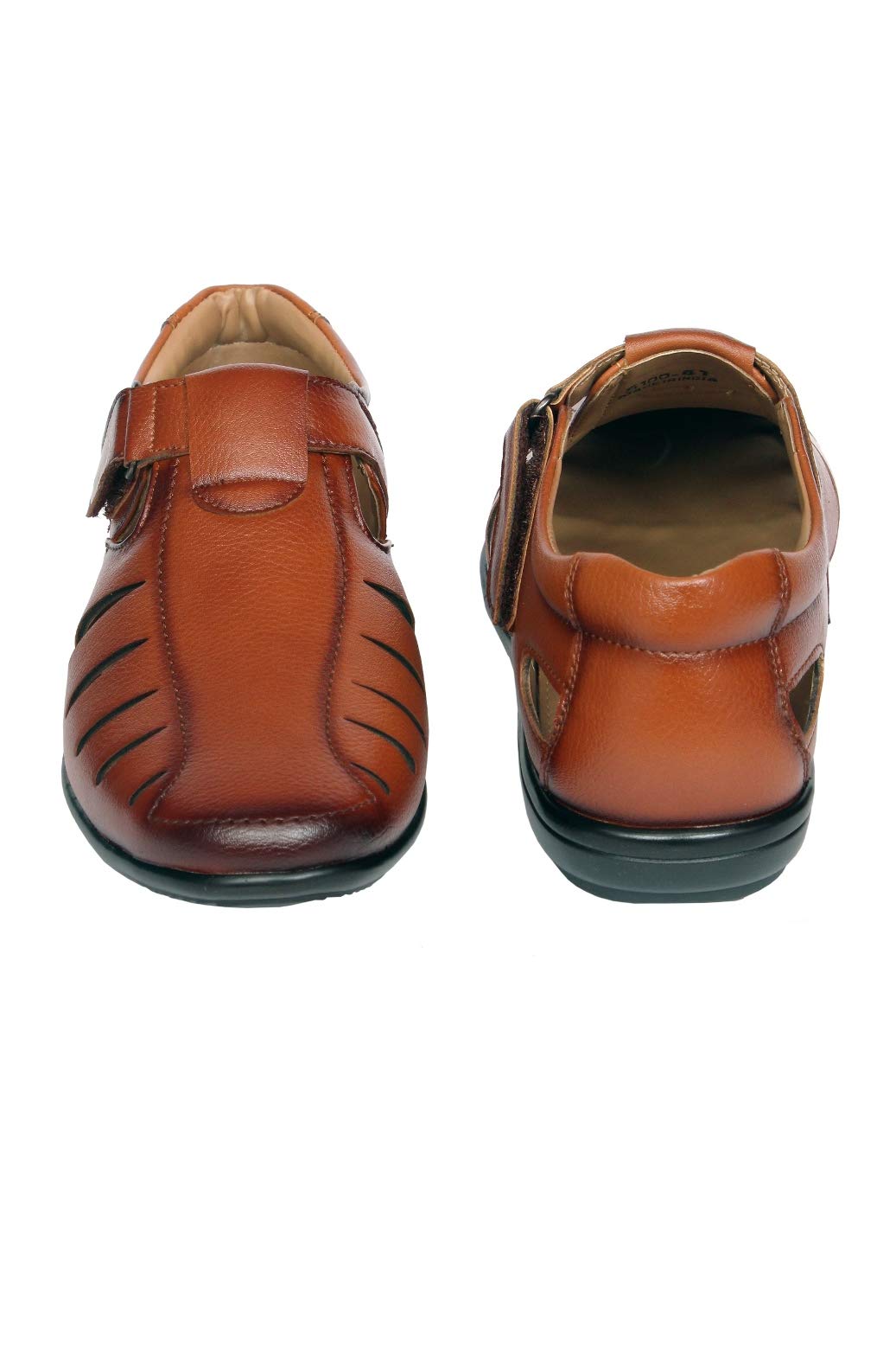 Bluegold MEN'S COMFORTABLE STYLISH SANDALS 7 UK (TAN) 1