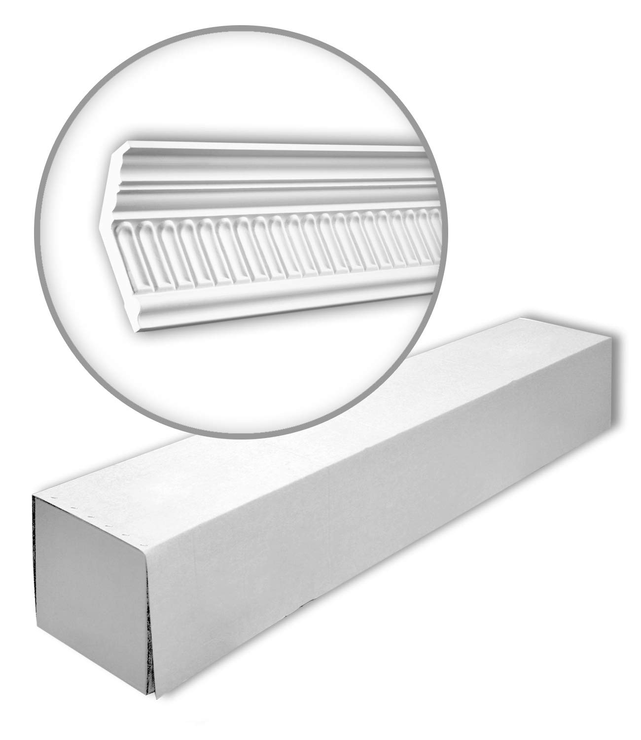PRO[f]home® - 150104 1 Box 8 pieces Cornice moulding 16 m Profhome
