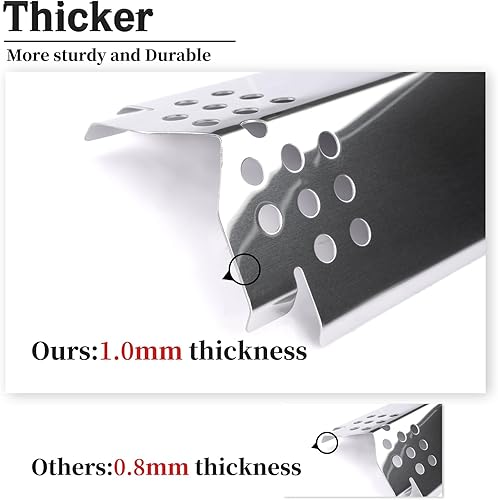 Miniatura 4 de ROCFAN Piezas de repuesto de placas térmicas para parrilla Nexgrill 720-0896B, tiendas de campaña de calor de acero inoxidable, cubierta de