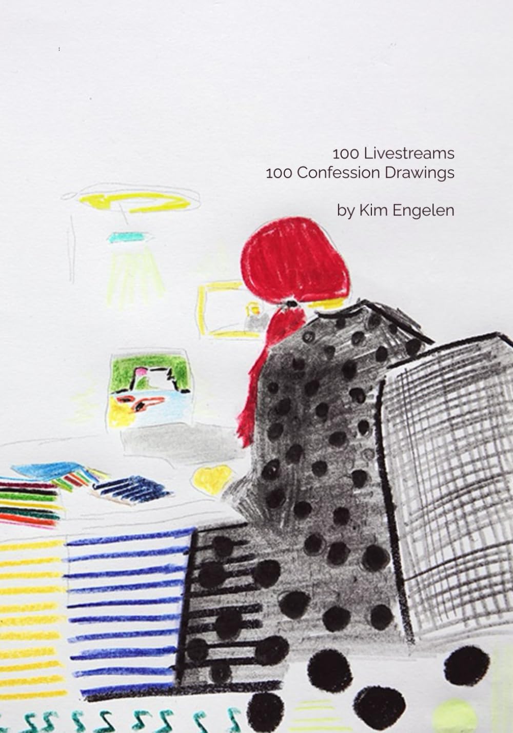 100 Livestreams 100 Confession Drawings album d'art et illustrations