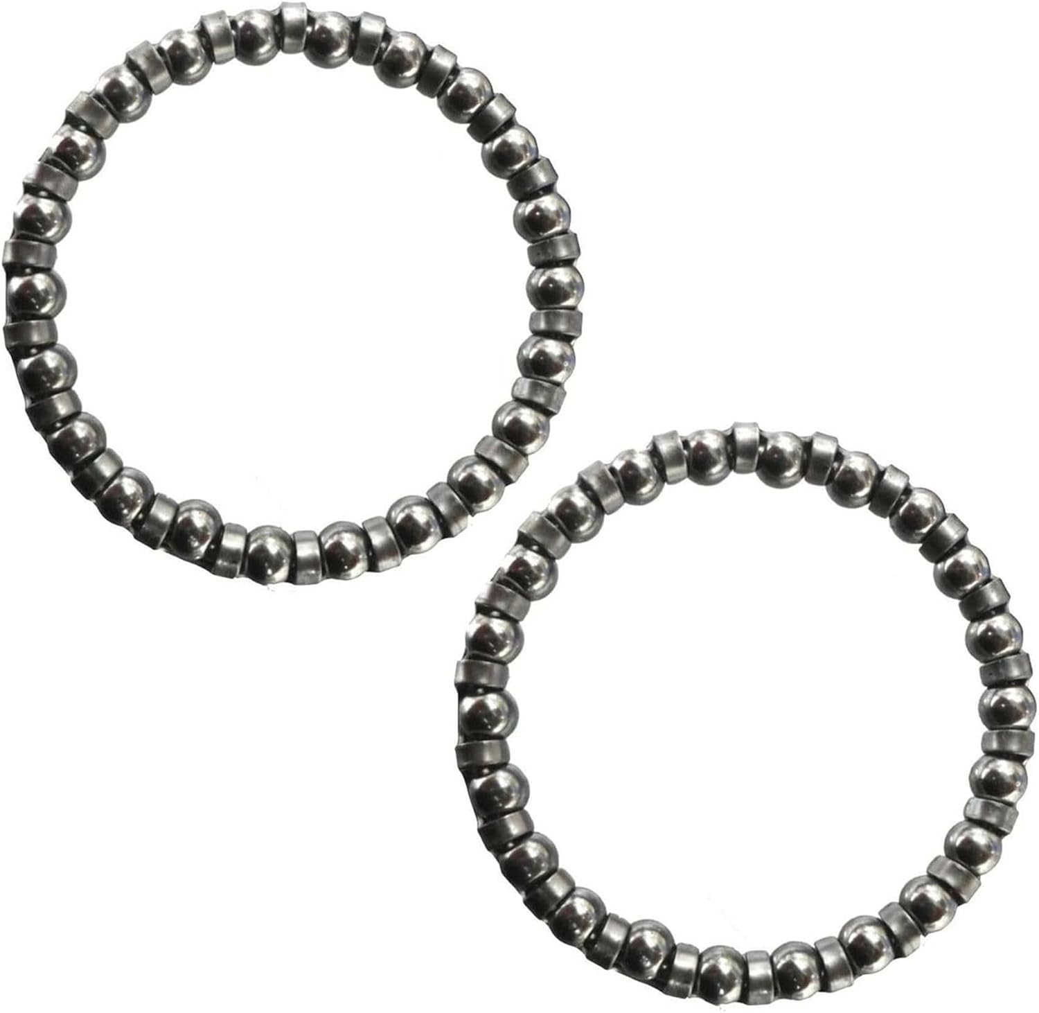 Laxzo ® Headset Caged Ball Bearing 5/32" Precision Bottom Bracket Caged Silver Caged Headset