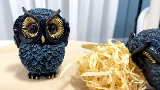 Uil beeldjes, schattige uilen standbeeld, kleine decor items, sculptuur ornament voor thuiskantoor tafelblad. Geschenken voor uil liefhebber