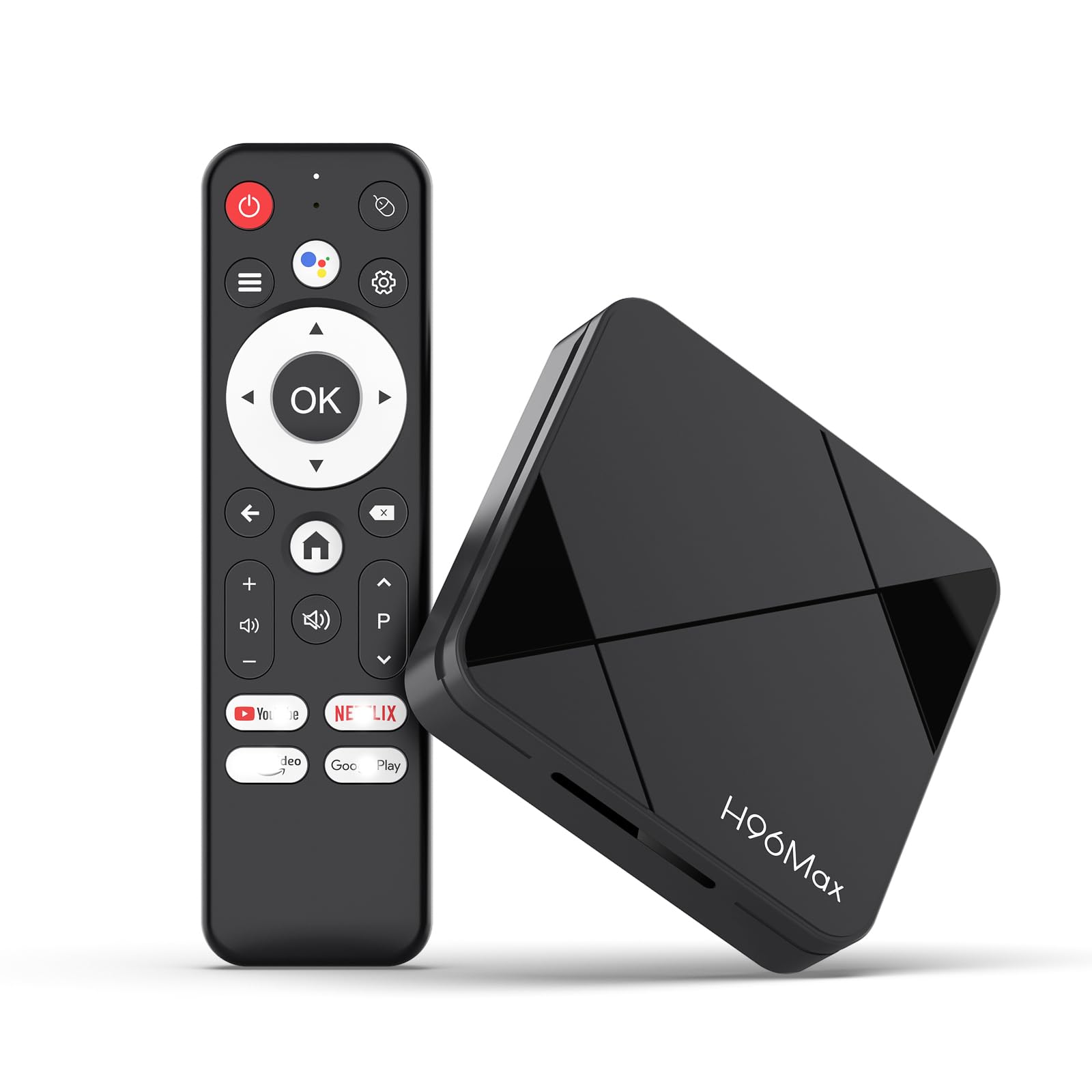 H96 Max 3518 Android 14.0 ATV Box Quad-Core WiFi6 2.4G/5.8Ghz BT5.0 4K AV1 Ultra HD Voice Control Smart Home Player