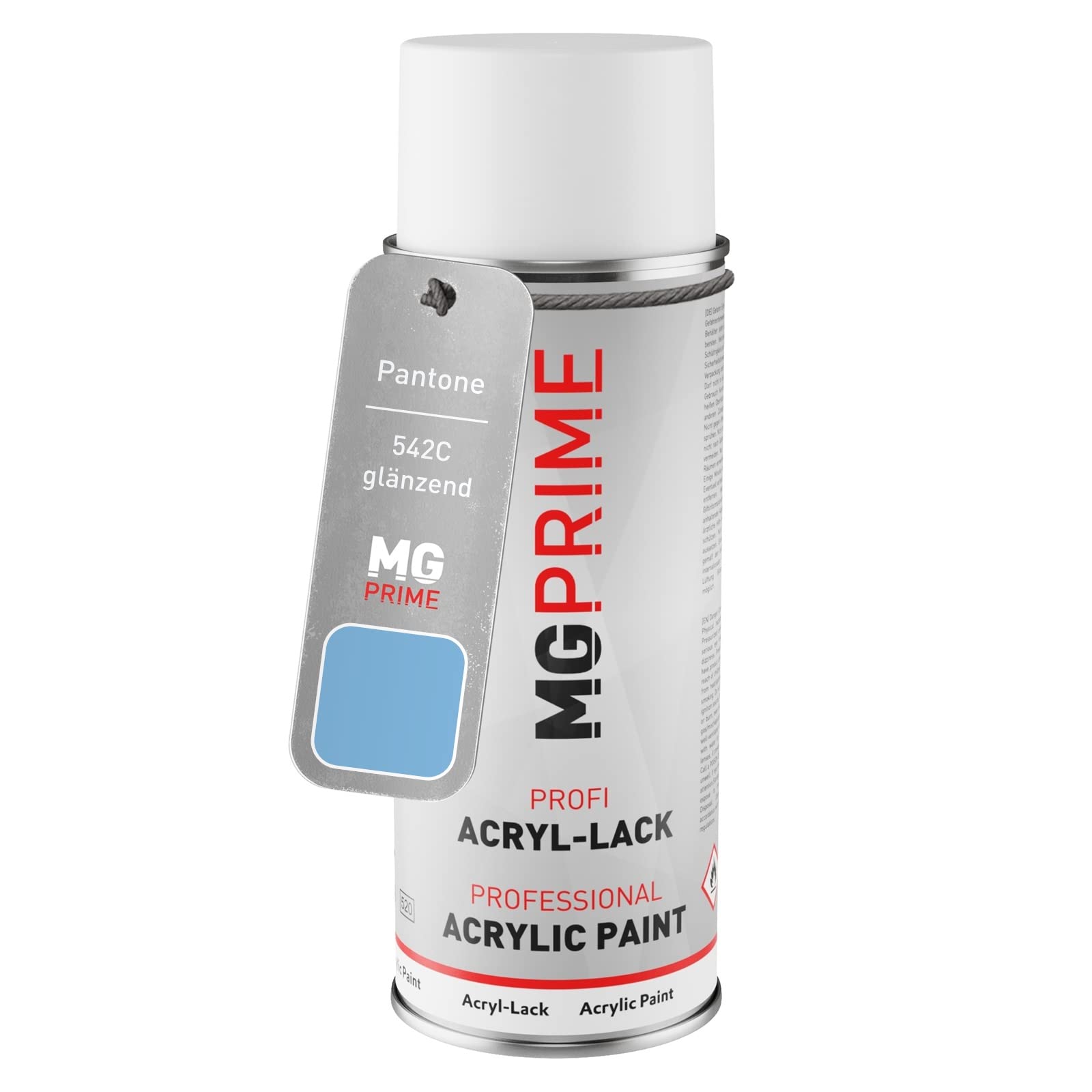 Mg Prime Blue Pantone 542C Spray Can 400 Ml Glossy Quick-Drying