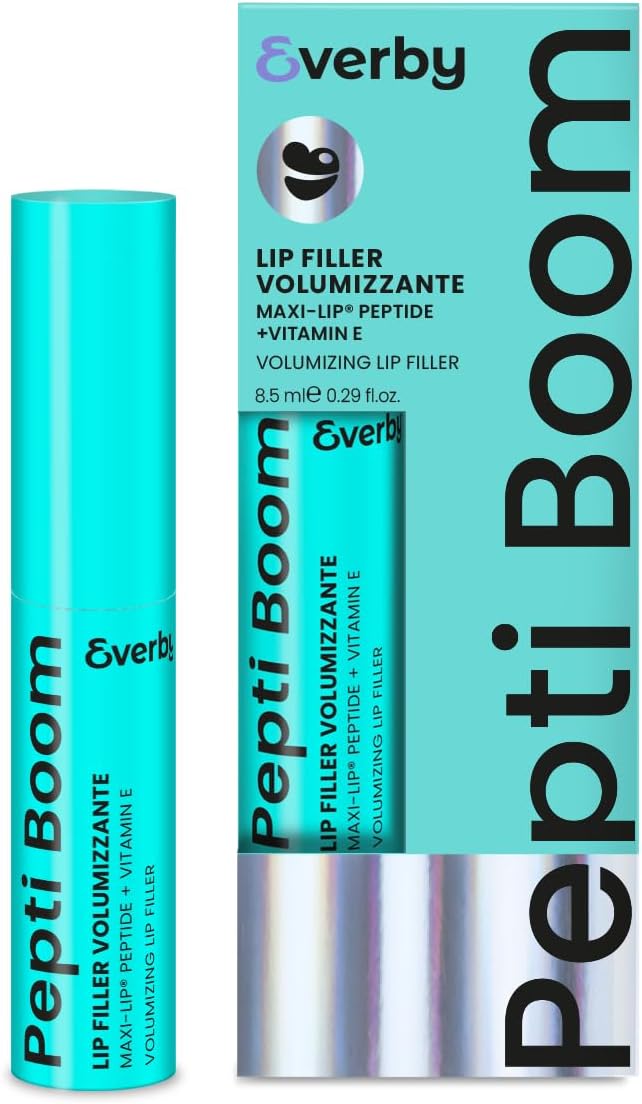 Everby Pepti Boom Lip Filler - Olio per le labbra con azione rimpolpante e idratante, 8,5 ml