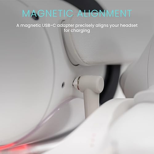 Miniatura 3 de SURGE METAQUEST 2 VR Base de carga Blanco