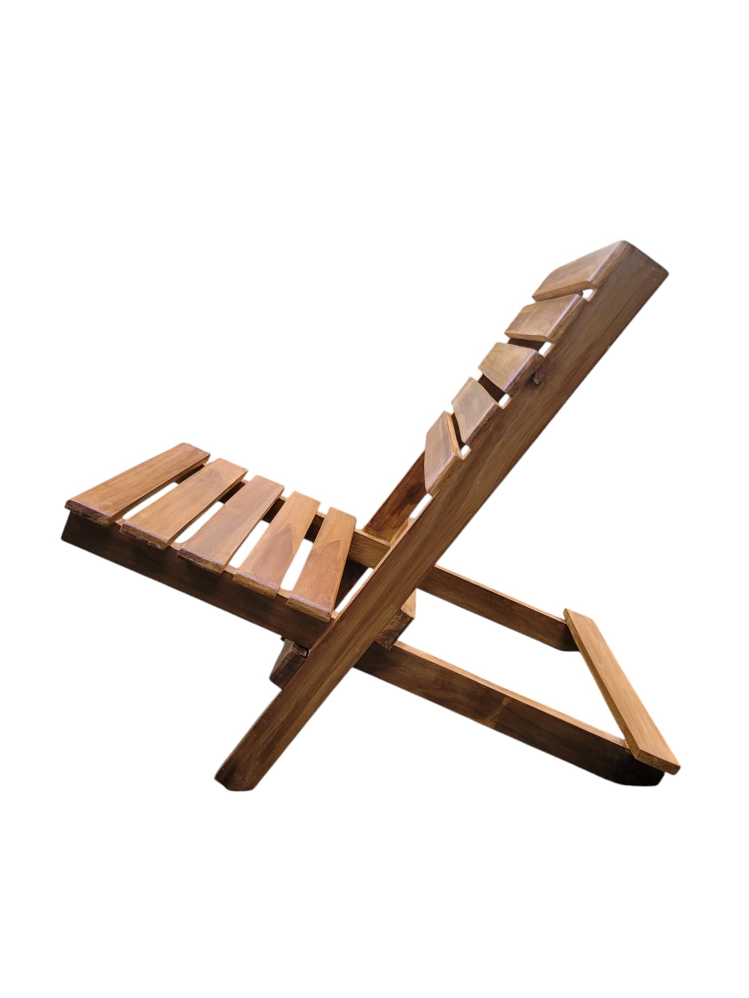 Furniture Company Camping Teak Wood Foldable Chair – Handcrafted, Durable, Lightweight, Eco-Friendly | Portable Chair for Outdoor, Camping, Fishing