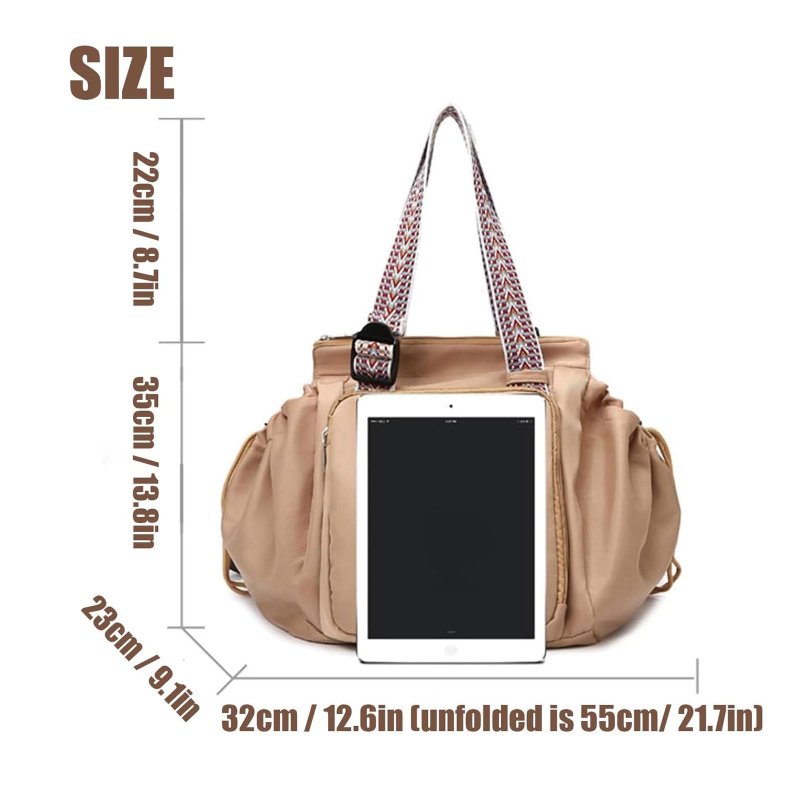 Transformable Cradle Bag Travel Storage Bag, Convertible Satchel Backpack, Supermarkt Einkaufstaschen und Autositz Cradle Bag (Schwarz,A)