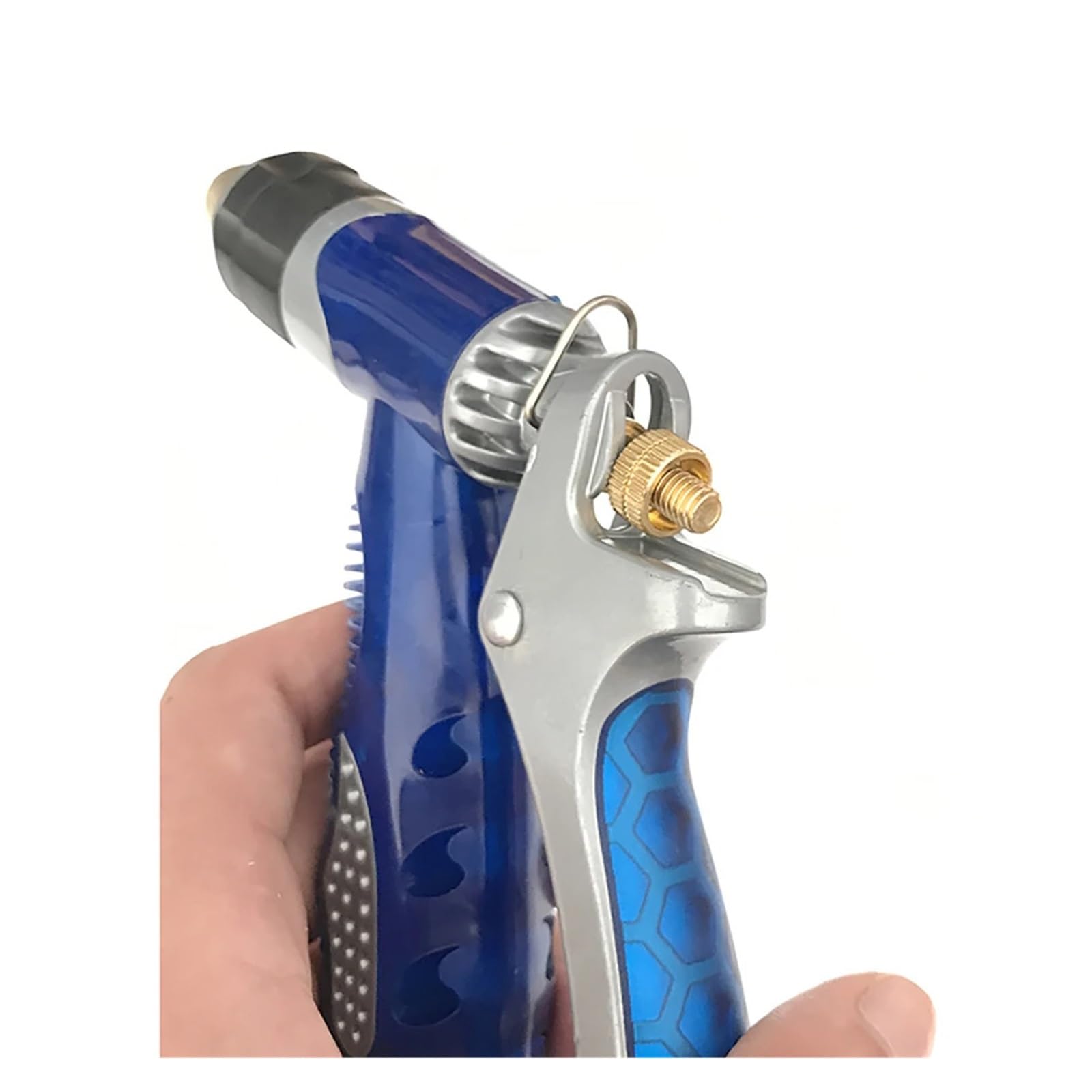 Boquilla De Pistola Riego Alta Presión For Jardín, Ajustable, Agua, Manguera Césped, Pulverizador Multifunción, Herramienta Limpieza FáCil De Usar(White*10)
