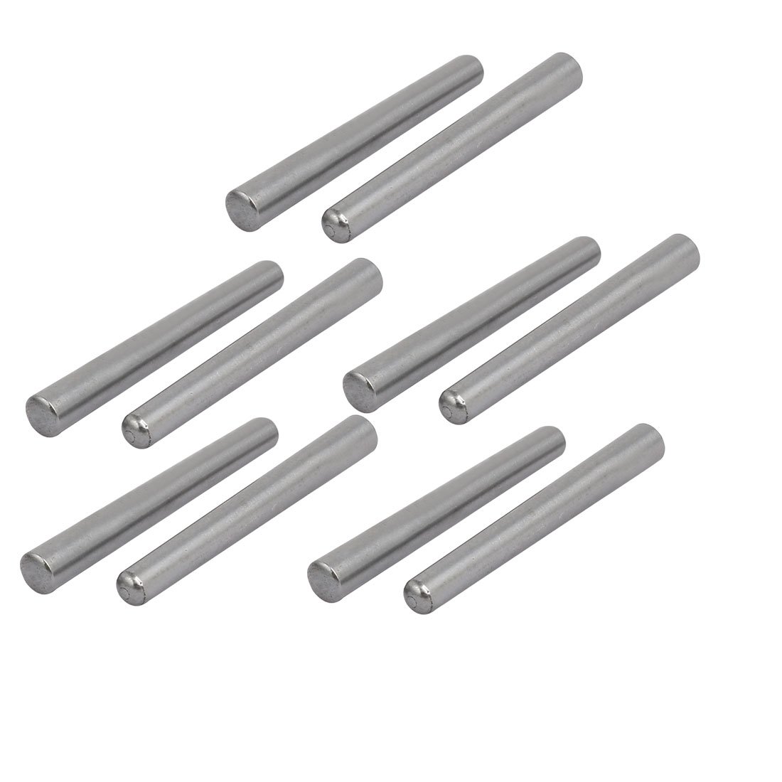 Pasador cónico GB117 de 5 mm de diámetro menor para posicionamiento en acero al carbono, 10 piezas