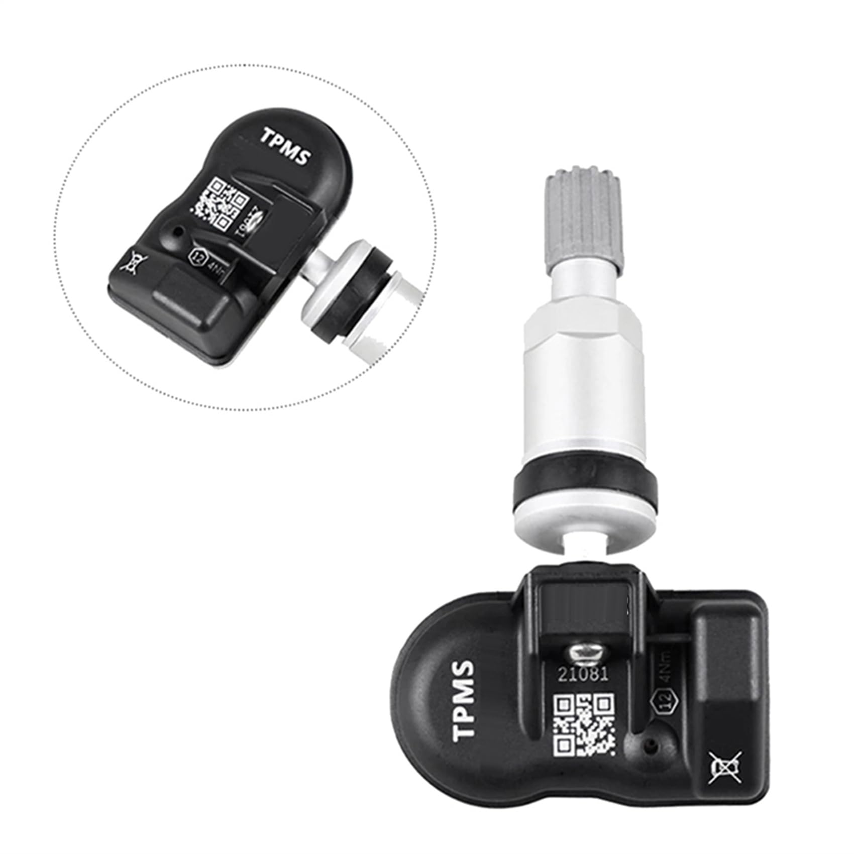16 Programowanie Czujnik MX Monitor CiśNienia w Oponach TPMS Czujnik 315 MHZ 433 MHZ Uniwersalne NarzęDzie do Naprawy 2 w 1 do OłTarza Srebro
