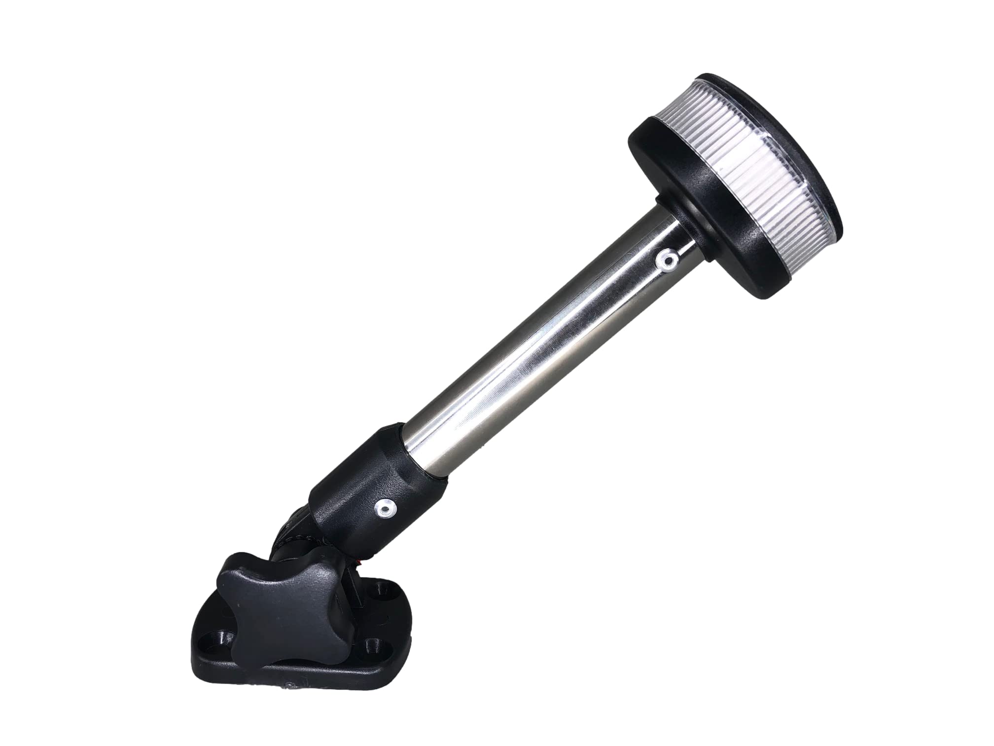 Pactrade Marine Fold Down Stern Light, 12V, All Round White LED
