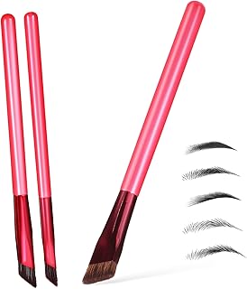 FRCOLOR Juego de 3 brochas de cejas profesion...