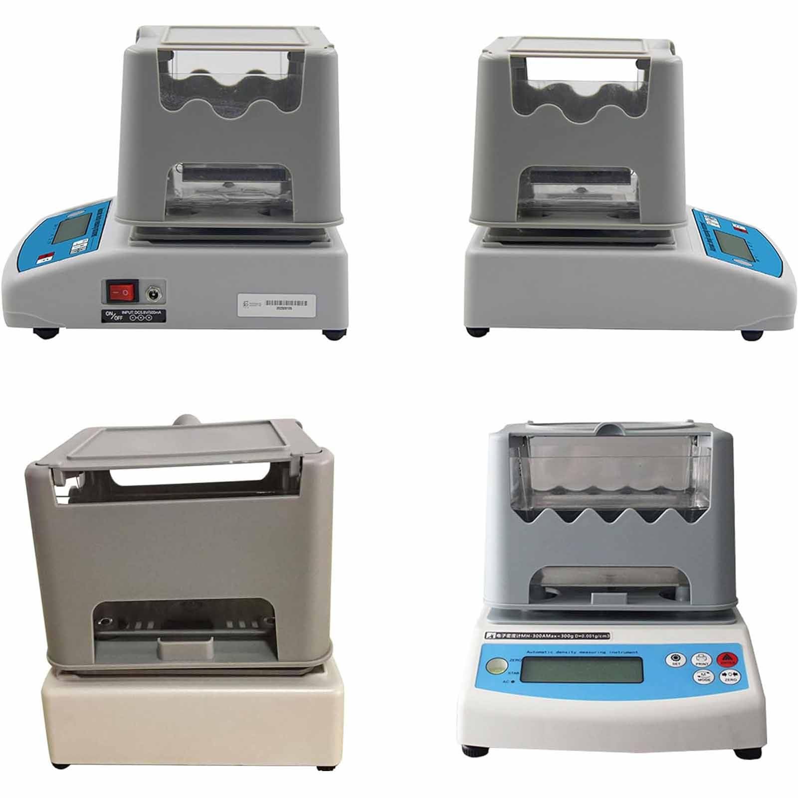 Densimetro elettronico, densimetro digitale ad alta precisione 0.001g per materiali solidi, strumento di prova di densità per plastica, gomma e granuli