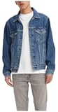 mens Vintage Relaxed Lined Trucker Jacket