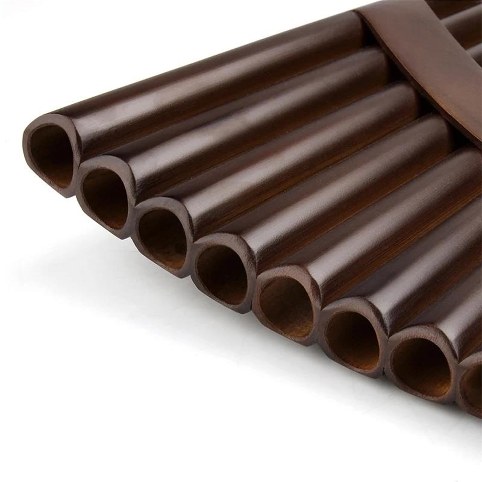Flauto Di Pan Per Principianti 22 Tubi G Key PanFlute Pan Diagonale Striscia Di Legno Strumento Musicale Tradizionale(RIGHT HAND)
