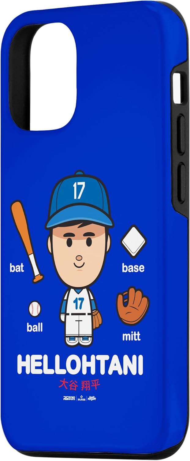 Shohei Ohtani Los Angeles Baseball HellOhtani MLBPA Case for iPhone 12/12 Pro