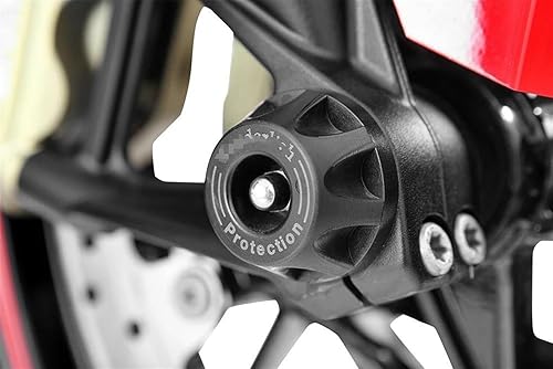 Miniatura 5 de Protector deslizante de eje de horquilla delantera y trasera para motocicleta Yamaha MT09 FZ09 MT-09 MT 09 para Tracer 2017 2021 (color  rueda