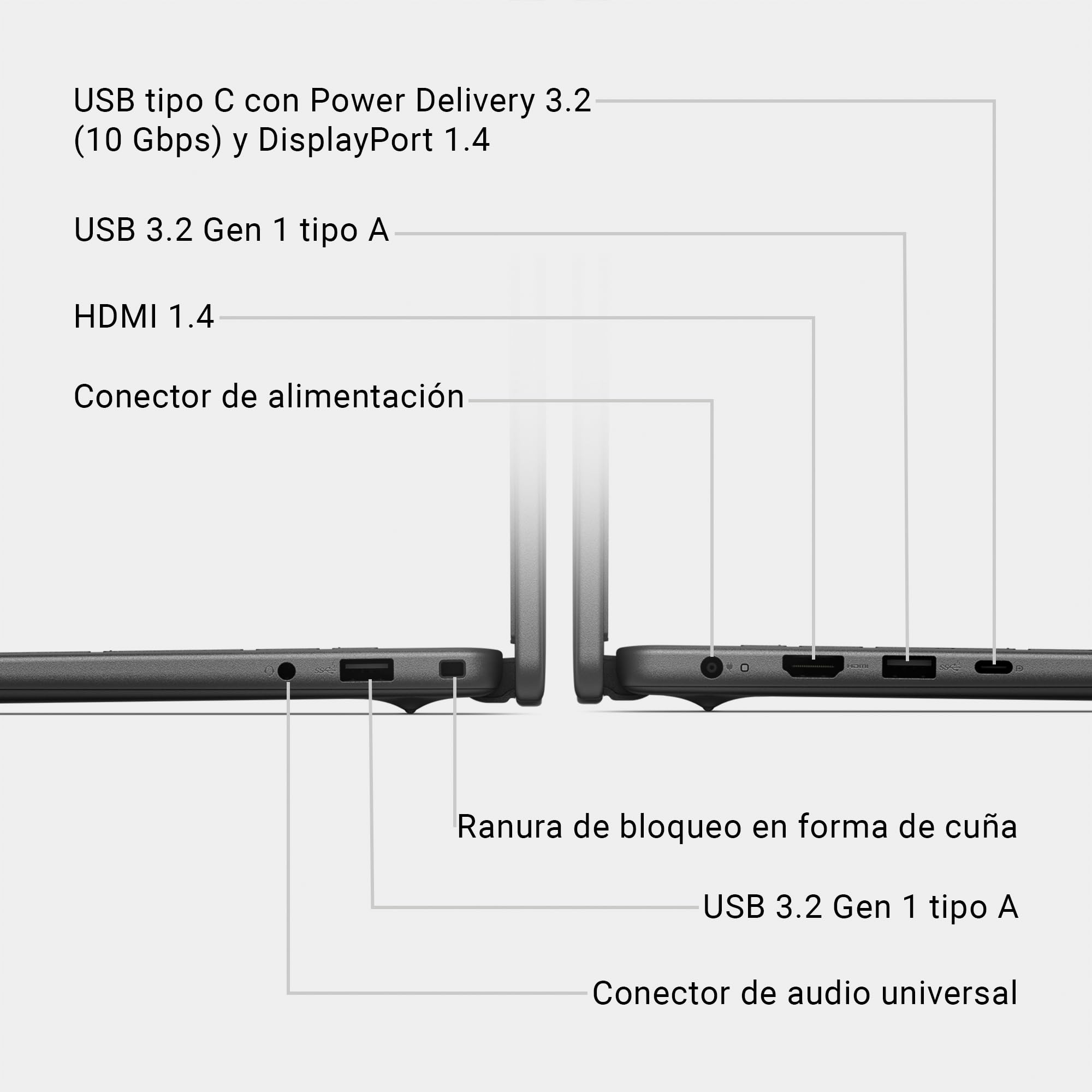 DELL 15 Portátil DC15250 – 15,6" FHD 120Hz, Intel Core i7-1355U, Gráficos Intel UHD, 16GB RAM, 512GB SSD, Webcam HD, Windows 11 Home, Teclado QWERTY Español, Color Negro — view 23