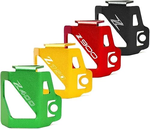 Miniatura 2 de Compatible with Z400 Z750 Z800 Z900 Z 900 2021 Motorcycle Accessories CNC Aluminum Rear Brake Fluid Reservoir Guard Cover Protector (Size