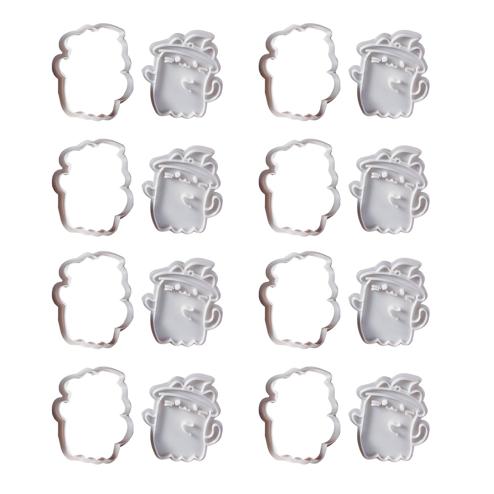 Nucelit Of 8 Halloween Cookie Molds Baking Pastrys Molds Cats Shape Biscuit Cutter Small Cookie Making Tool Baking Utensils