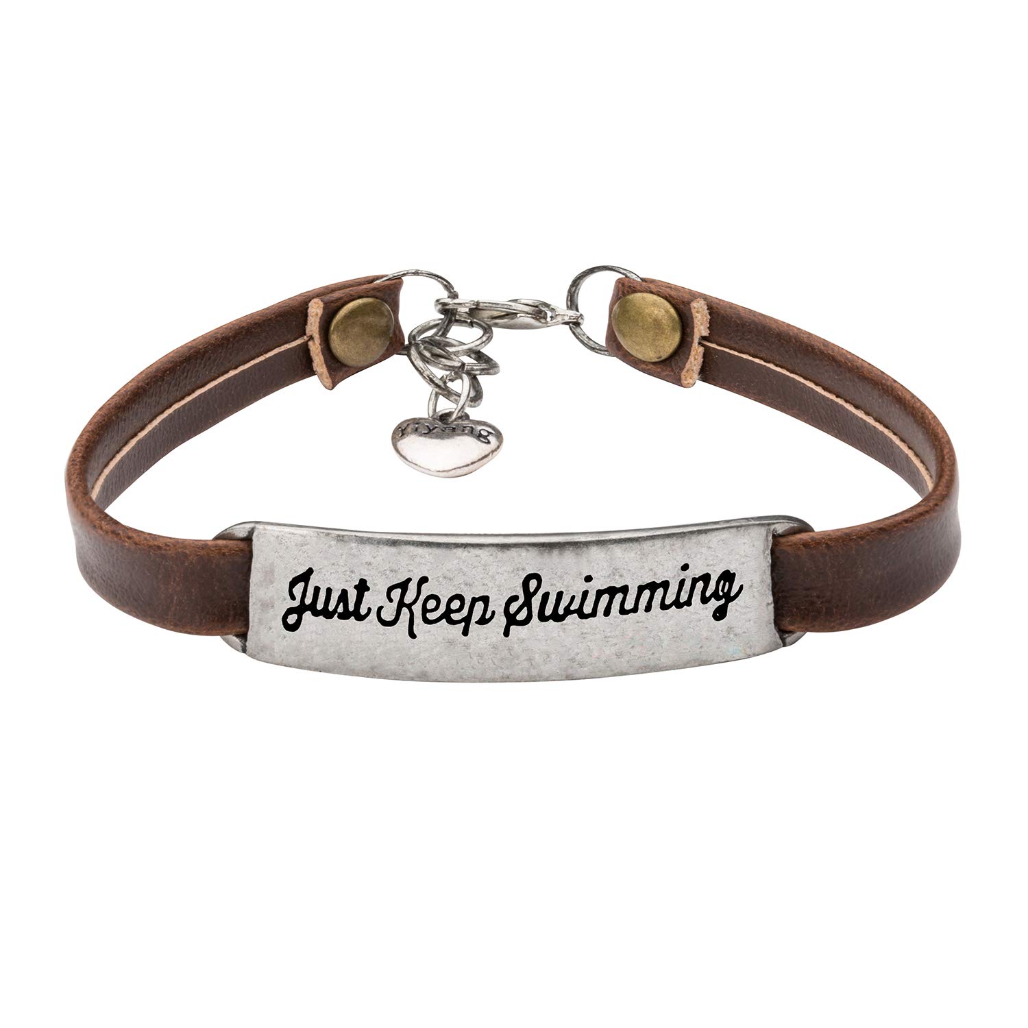 Bracelets for Women Inspirational Brithday Gift Learther Jewelry Vintage Novel Girl's Bracelet, Leather Metal