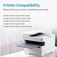 Vista 2 de EASYPRINT - Botella de tinta de repuesto amarilla compatible con 502 botellas de repuesto para botellas de repuesto de tinta 502 para ET2700 ET2750