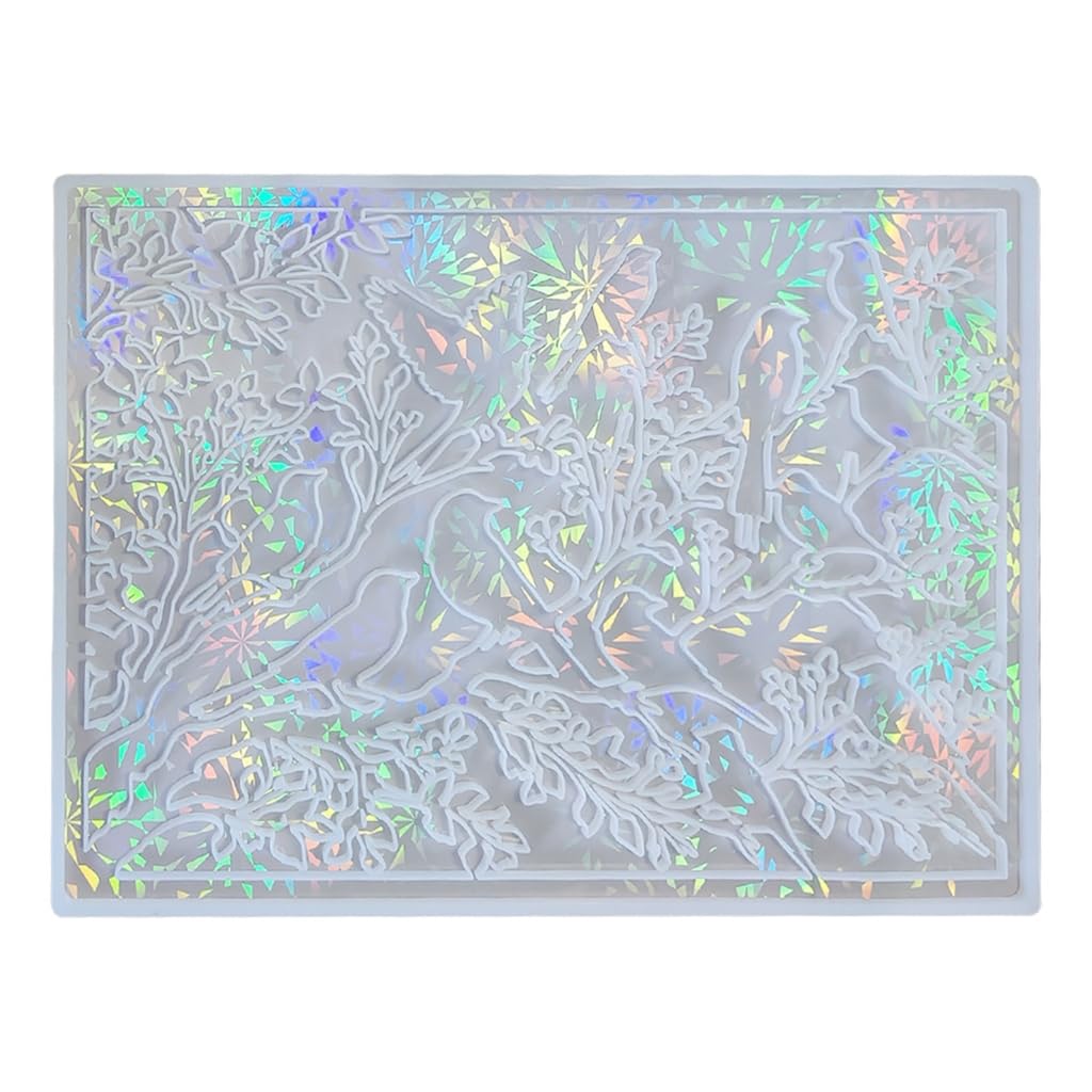Molde de silicona hecho a mano para decoración de pared colgante de pared molde de silicona pájaros y hojas arte de pared molde de silicona