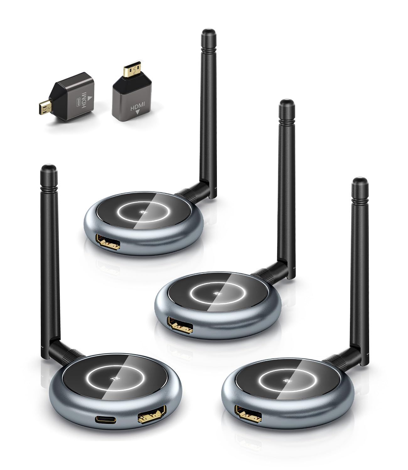 AIMIBO ワイヤレス　無線HDMIトランスミッター [Q3TX-Q3RX] Amazon.com: AIMIBO Wireless HDMI Transmitter and 3 Receivers