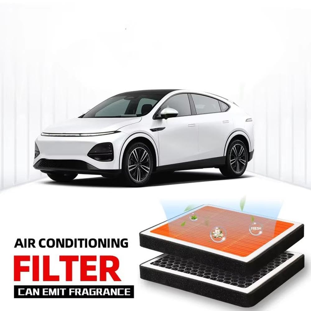 Piezas Repuesto para Xiaopeng G6 Filtro De Habitáculo De Carbón Activado Filtro De Aire Acondicionado con Fragancia para Purificar El Aire del Habitáculo