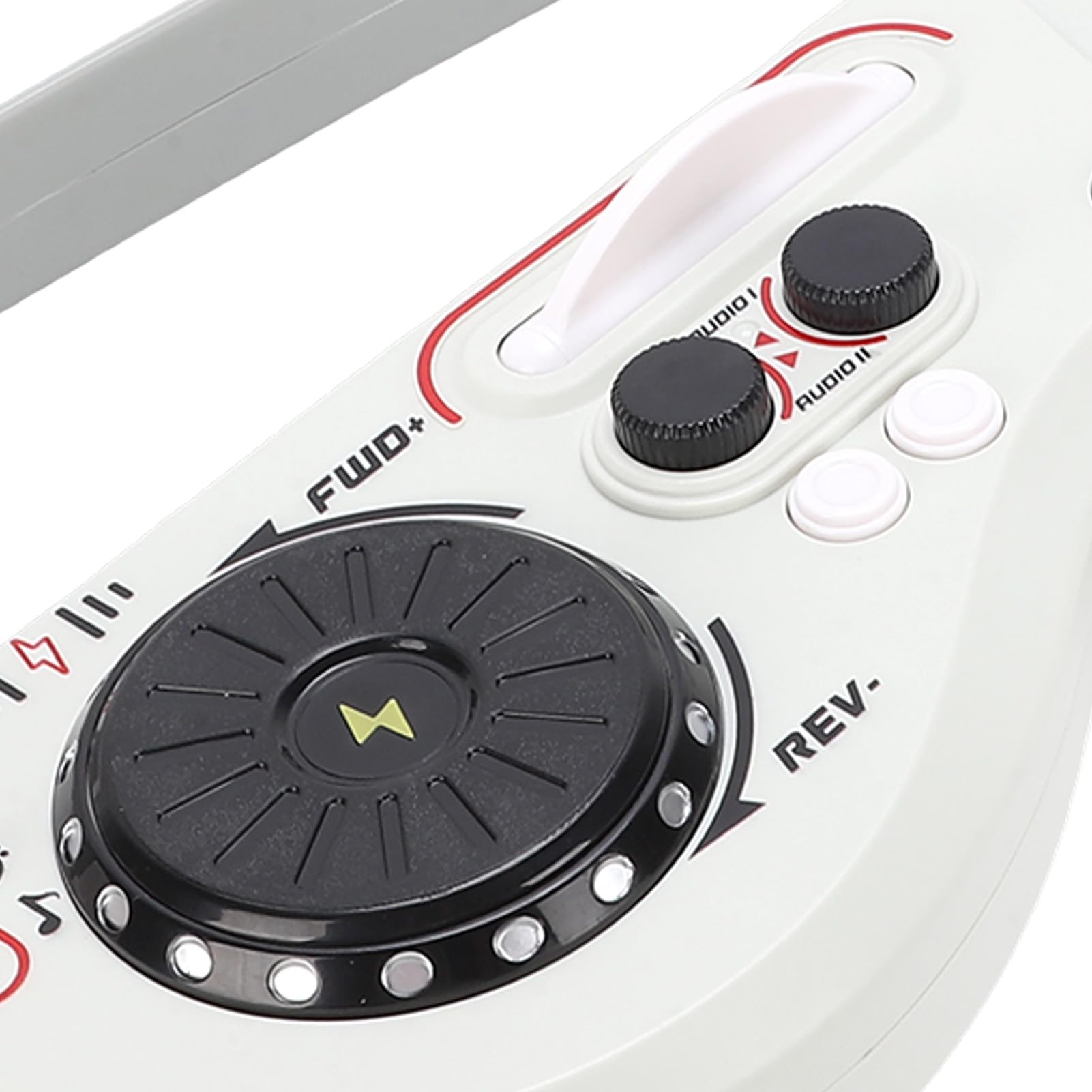 Luci LED Colorate Senza Corde per Chitarra Elettrica per Bambini per Divertimento Interattivo per Bambini Dai 3 Anni in su Materiale ABS (Grigio)