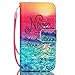 iPhone 5S Case,iPhone 5 Case,iPhone SE Case,[Wrist Strap][Kickstand] Pattern Premium PU Leather Wallet [Card/Cash Slots] Flip Cover for Apple iPhone 5 5S SE +Crystal Pen (Never stop)
