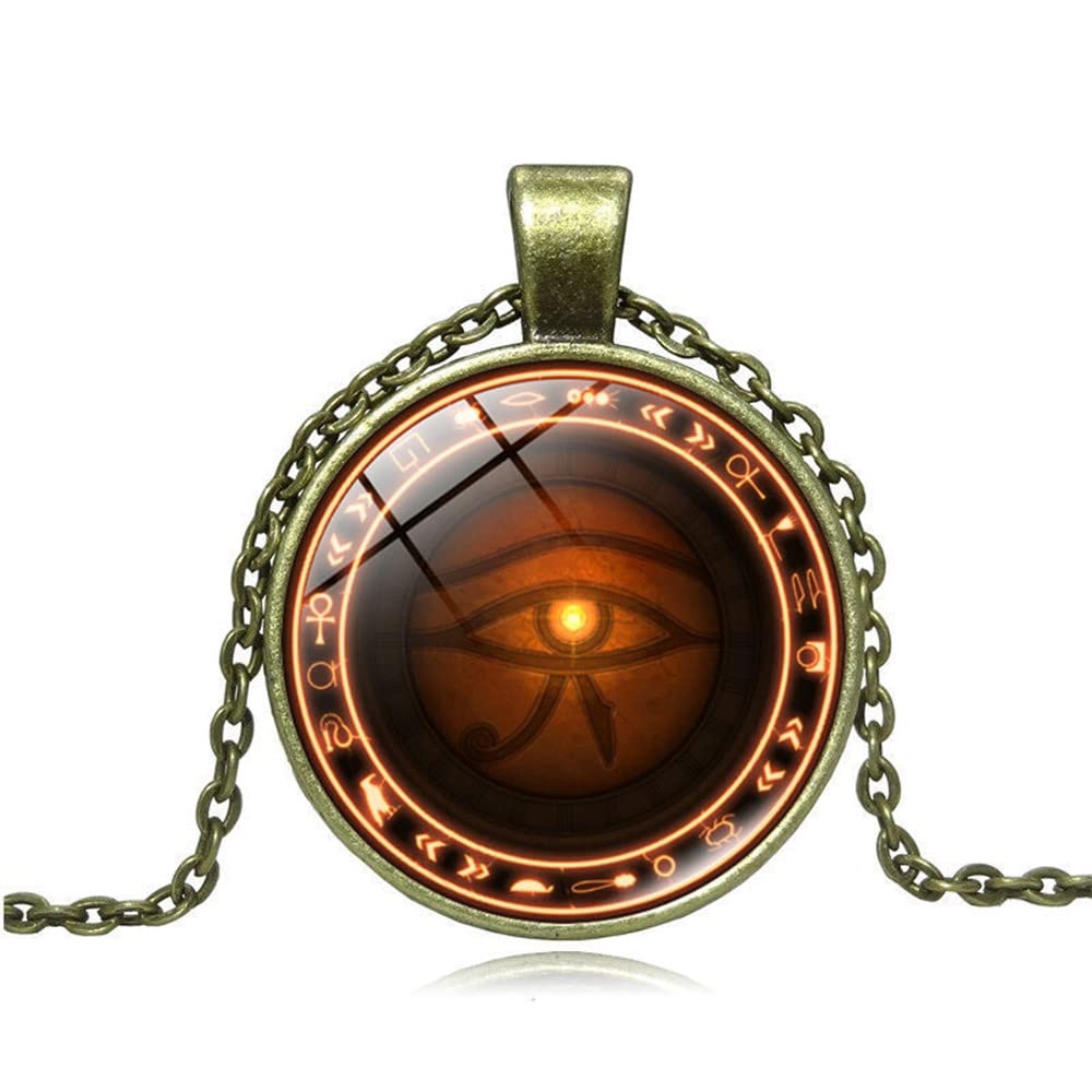 CQHODFYA Halsketting met atheïstisch teken voor dames en heren, met hanger, ketting voor mannen en vrouwen, sieradencadeau-idee, halsketting met ketting van 45 cm 5 cm verlenging, met