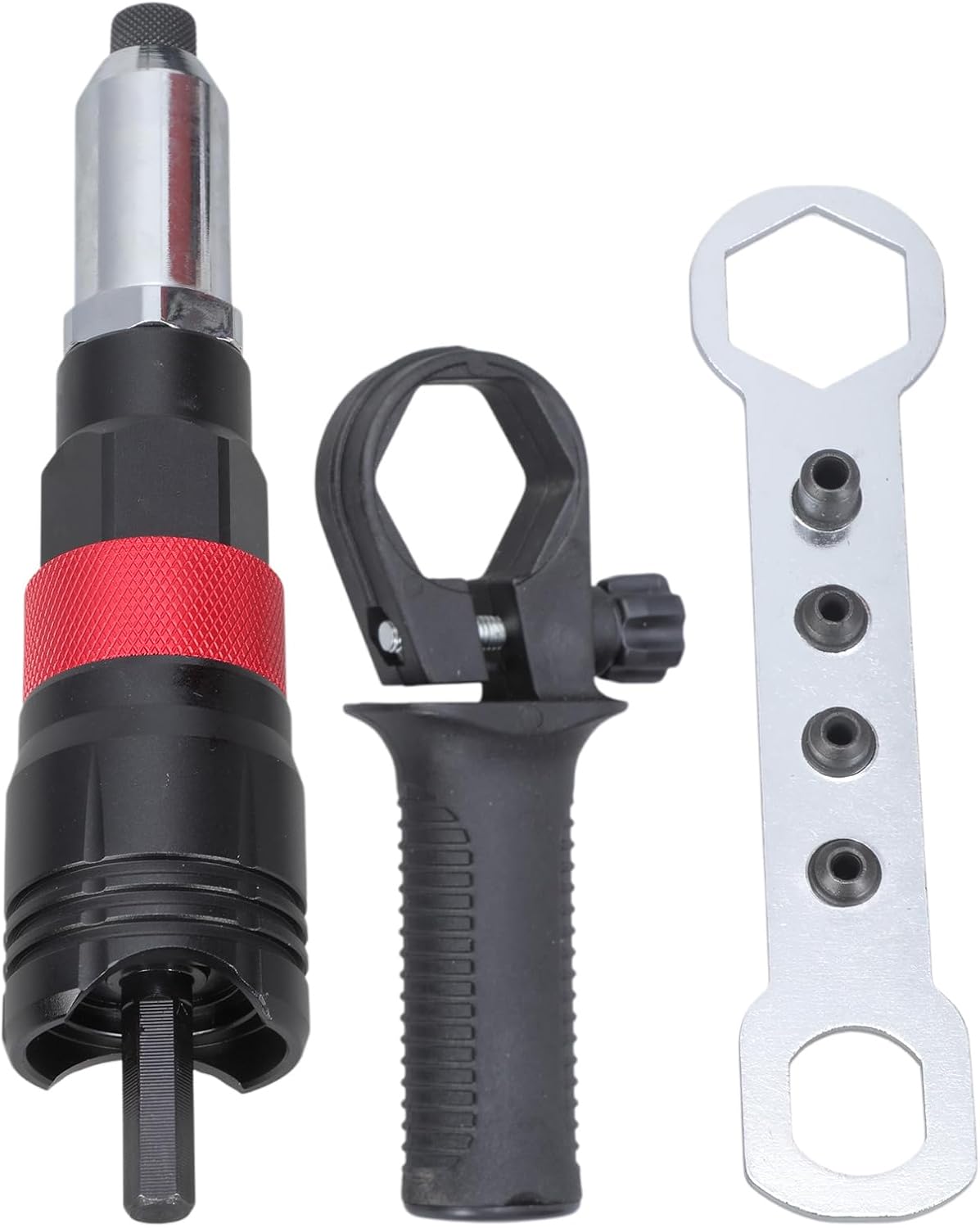 Durability Electric Rivets Tool Adapters Kit Attachment with Multiple Thread Riveter Drill Converters for Projects Automobile Manufacturing