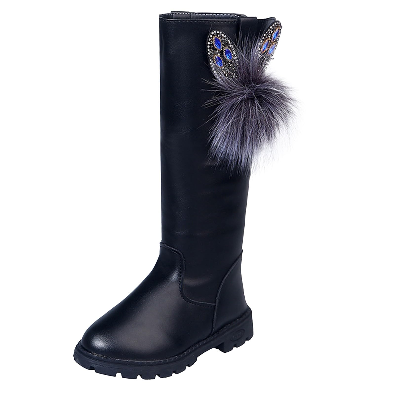 Bottes hautes tendance pour filles chaussures princesse semelle douce - 7