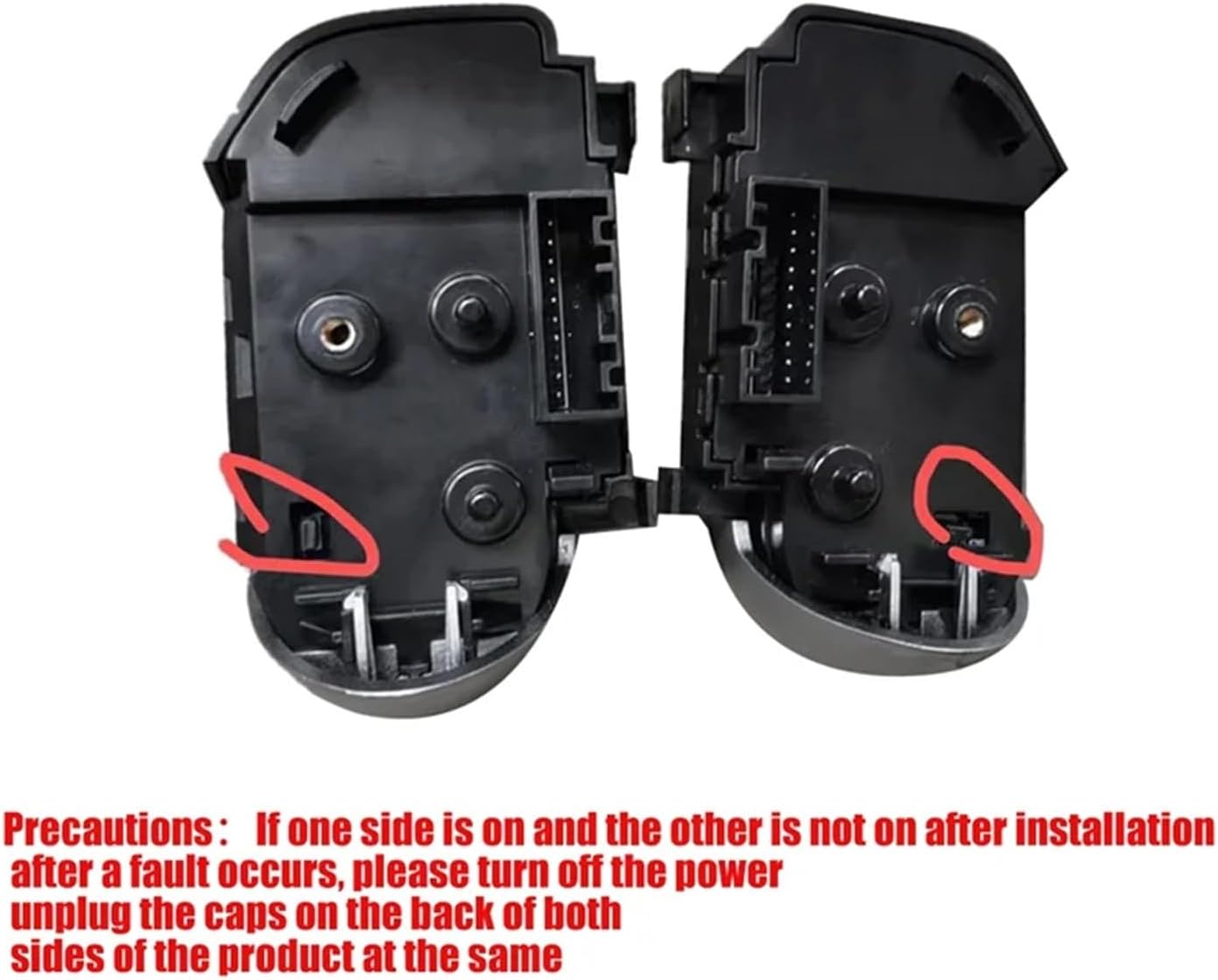 1Pair Multifunction Steering Wheel Switch Touch Control Buttons Compatible with Range Sport L494 L405 5 LR5