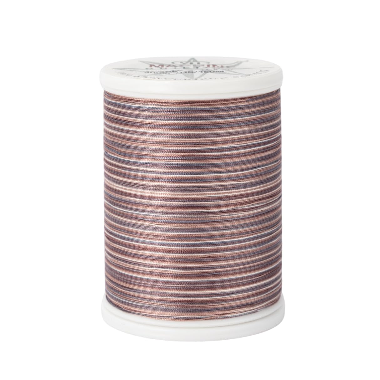 YLI 24450-06V 3-Ply 40wt T-40 Cotton Quilting Variegated Thread, 500 yd, Sticks & Stones