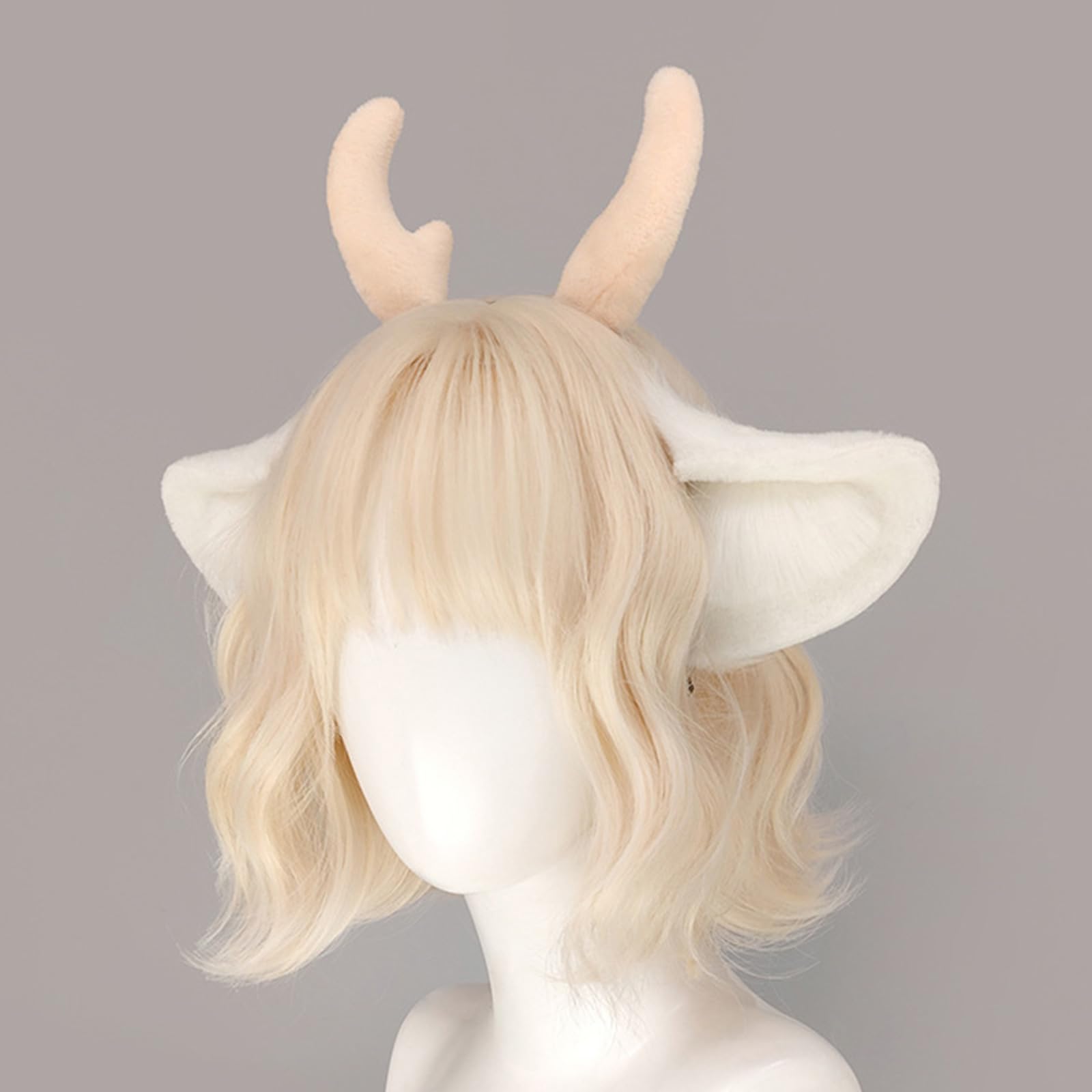 Adorabile corna di drago pelosa con coda, ideale per feste in costume, comoda attrezzatura per cosplay