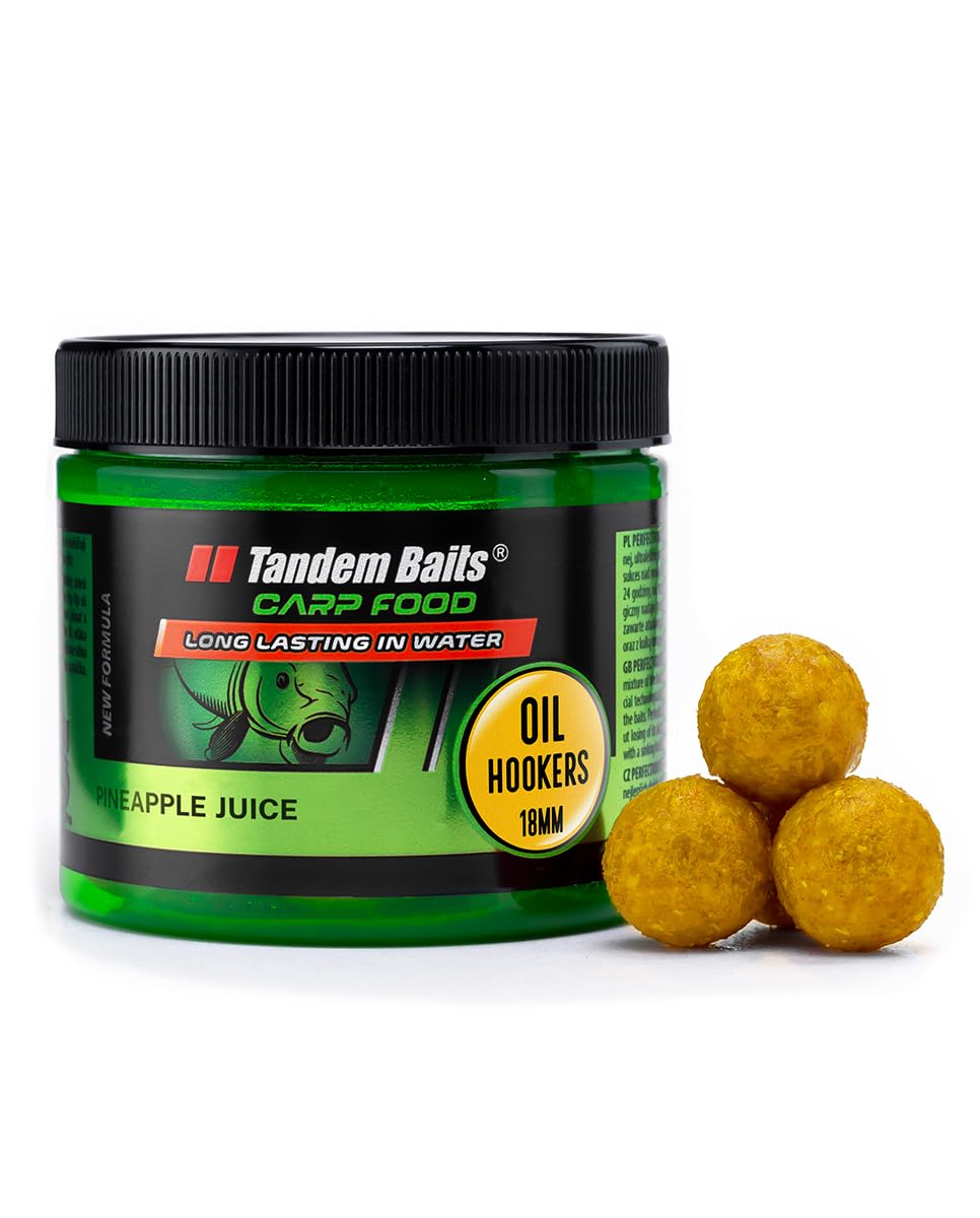 Tandem Baits Carp Food Perfection Oil Hookers | Carp Hook Baits | Carp Fishing Without Effort 18 mm 120 g